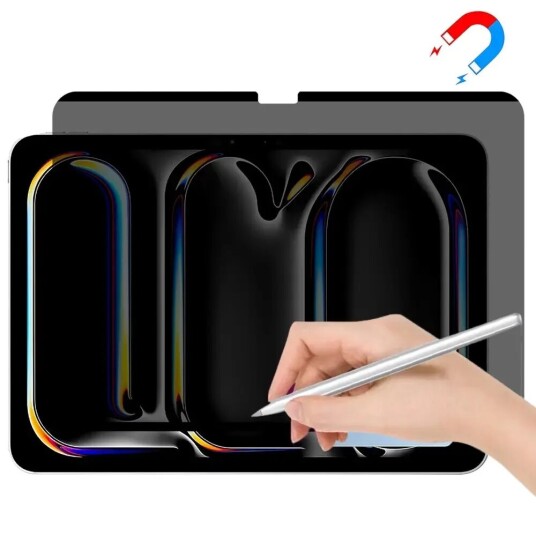 INCOVER iPad Pro 13" (2024) Papirtekstur PET Magnetisk Beskyttelsesfilm med Privacy INCOVER iPad Pro 13" (2024) Papirtekstur PET Magnetisk Beskyttelsesfilm med Privacy