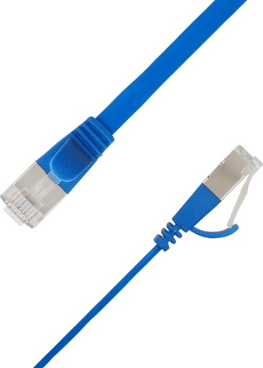 LinkIT Flat U/FTP Cat6A Blue 5m AWG