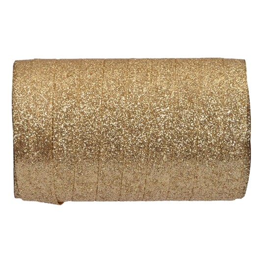 Santex Gavebånd Gull/Glitter - 1-pakning