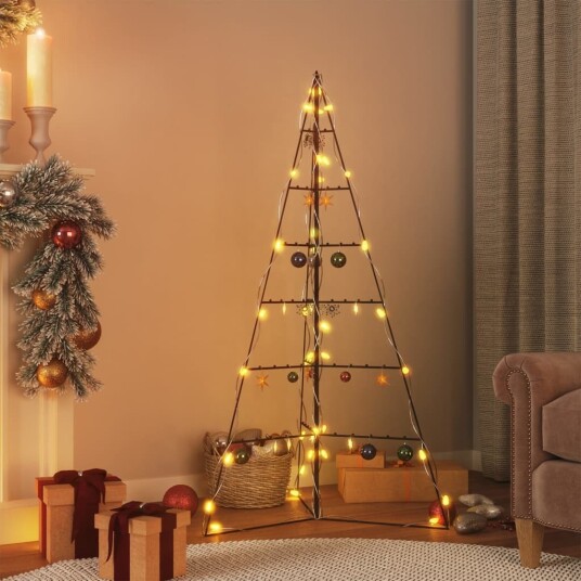vidaXL Juletre til dekorasjon metall svart 140 cm vidaXL Juletre til dekorasjon metall svart 140 cm