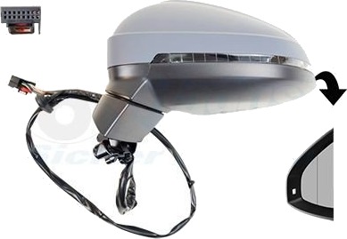 Sidespeil VAN WEZEL 0346805