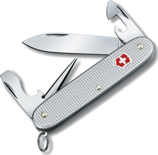 Victorinox Pioneer Alox Klappkniv Multiverktøy Uten Lås Sølv 9,3 cm