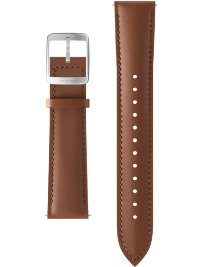 Withings Leather Wristband Brown   20 mm