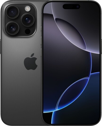Apple iPhone 16 Pro 128GB Sort Titan 5G med iOS 18