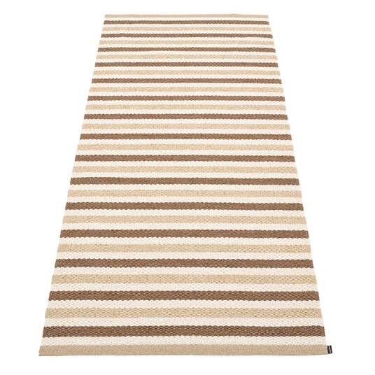 Pappelina Teo gulvteppe 85 cm x 200 cm, brown/beige/vanilla Pappelina Teo gulvteppe 85 cm x 200 cm, brown/beige/vanilla
