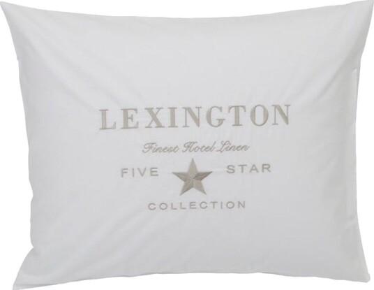 Lexington Hotel Brodert putetrekk   Hvit 50 x 70 cm Hvit