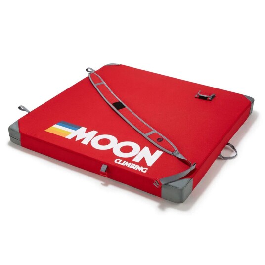 Moon Climbing Moon Pluto Crash Pad Retro Stripe True Red