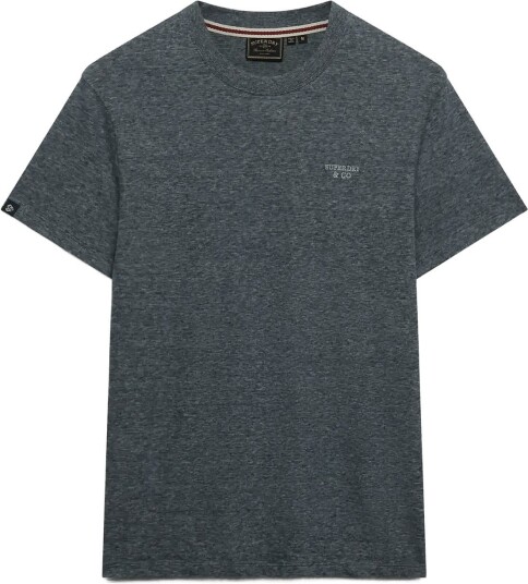 Superdry Essential Stacked Logo Emb Tee Navy M