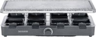 Severin RG 2378 Raclette-Partygrill, Sort, Stein, Rektangulær, 1300 W, 465 mm, 250 mm