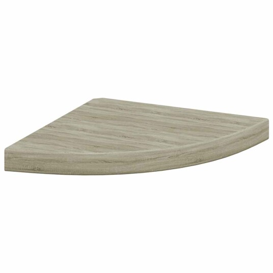 Flytende vegghyller 2 stk 35x35x3,8 cm - eik