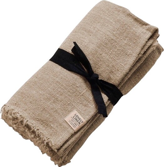 Lovely Linen Duk Rustic Beige