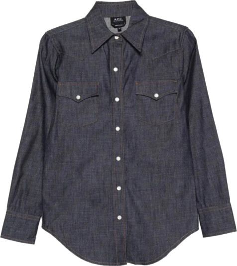 A.p.c. Dame Bluser & Skjorter Blå M,