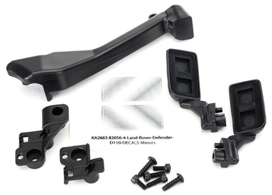 Traxxas 8020 Mirrors and Snorkel Land Rover Defender Traxxas 8020 Mirrors and Snorkel Land Rover Defender