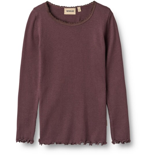 Wheat Fudge Rib Bluse Reese 3 år/98