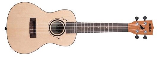Kala Ka-Emi-C Emi Sunshine Signature Concert Ukulele, Med Bag