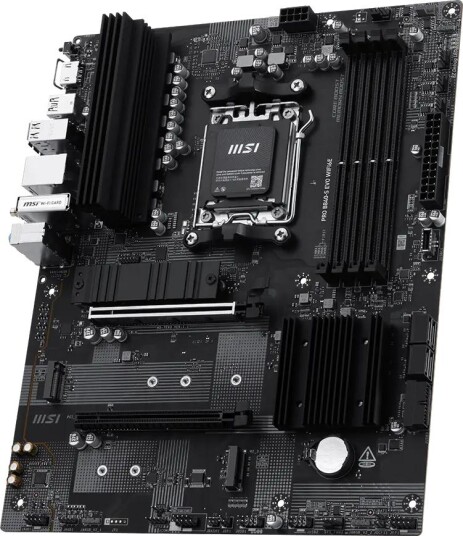 MSI Pro B840-S Evo ATX Hovedkort med Wifi 6E og DDR5 Support MSI Pro B840-S Evo ATX Hovedkort med Wifi 6E og DDR5 Support