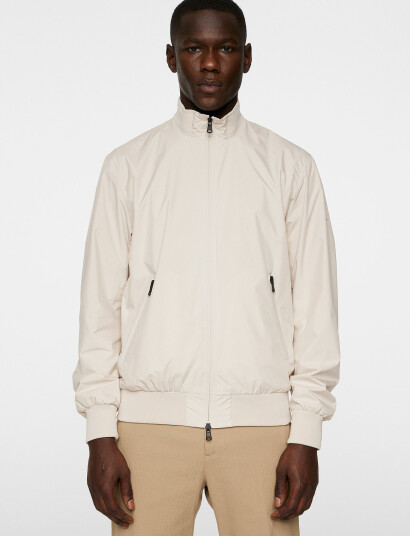 J. Lindeberg Kevin 2L Bomber Jacket   CreaM