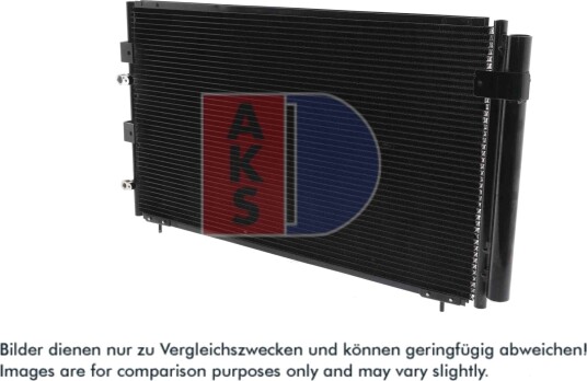 Kondensator, klimaanlegg AKS DASIS 212026N Kondensator, klimaanlegg AKS DASIS 212026N