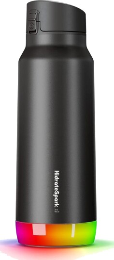 HidrateSpark Steel Lokk med Sugerør til Drikkeflaske (500ml) Grå