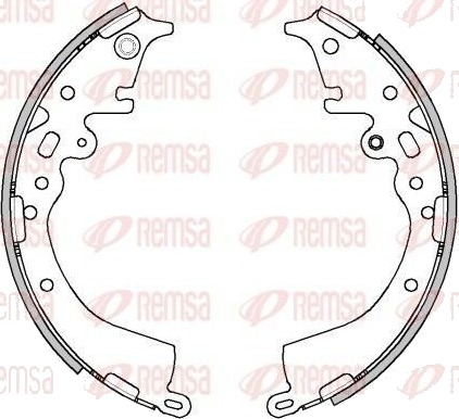 REMSA 4538.00 Bremsesko sett REMSA 4538.00 Bremsesko sett