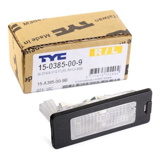 Tyc Nummerskiltlys TYC 15 0385 00 9 Tyc Nummerskiltlys TYC 15 0385 00 9