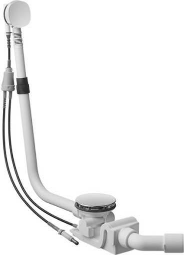 Duravit avløps- og overløpssett, kabellengde: 700 mm, Ø-ventil: 90 mm