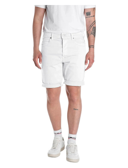 Replay Rbj.981 Short Shorts Tapered - White - 32