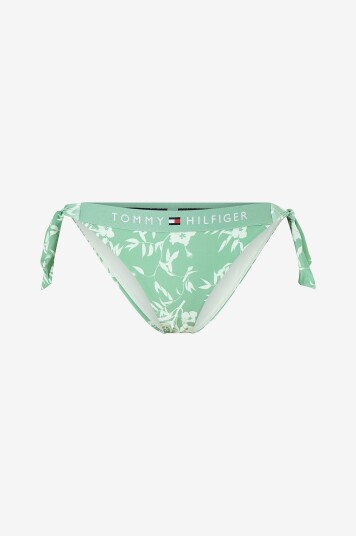 Tommy Hilfiger Bikinitruse Cheeky Side Tie Bikini Print Grønn Tommy Hilfiger Bikinitruse Cheeky Side Tie Bikini Print Grønn