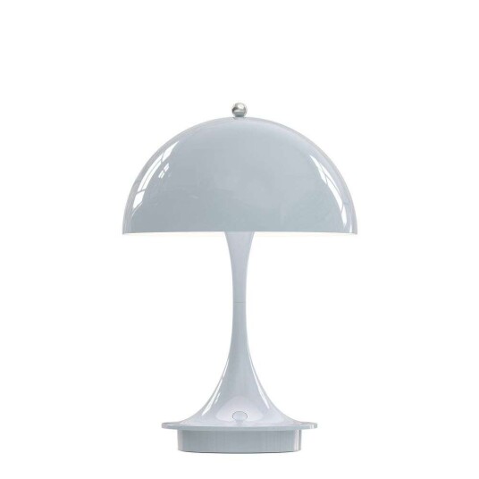 Louis Poulsen Panthella 160 Portable Bordlampe Metal Pale Blue Louis Poulsen Panthella 160 Portable Bordlampe Metal Pale Blue