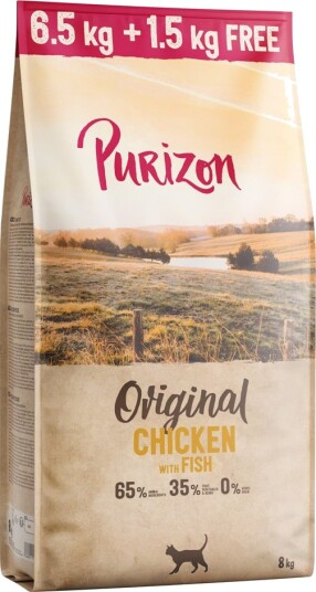 Purizon Tørrfôr Adult Gratis Kornfri Med Urkorn Kylling Fisk 1.5 kg 8 kg