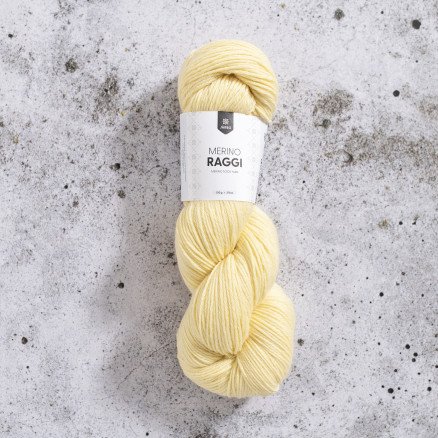 Järbo Merino Raggi 18 Lys gul