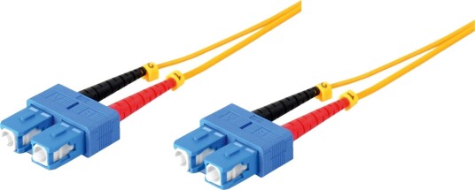 S/Conn Dupleks Fiberoptisk Patchkabel Av Høy Kvalitet Sc Til Sc Os2 Gul 20,0 M 16677828