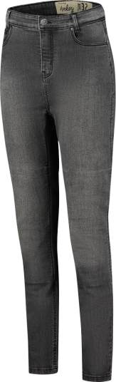 Rusty Stitches MC-Jeans Emma Dame Svart Rusty Stitches MC-Jeans Emma Dame Svart