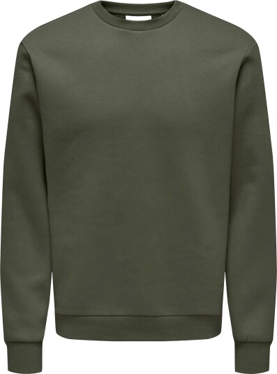 ONLY & SONS Onsceres Crew Neck Noos Khaki green XS