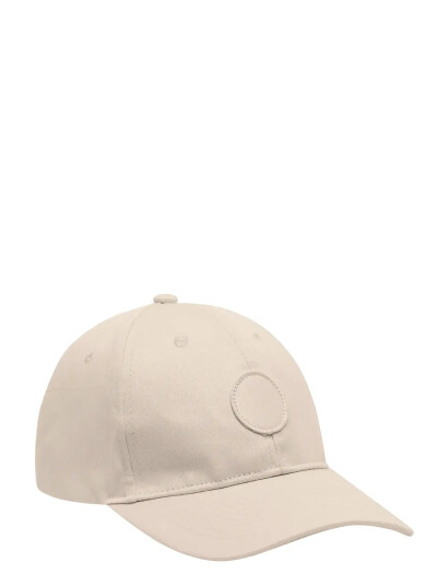 Knowledge Cotton Apparel Twill Badge Cap Beige L/XL Knowledge Cotton Apparel Twill Badge Cap Beige L/XL