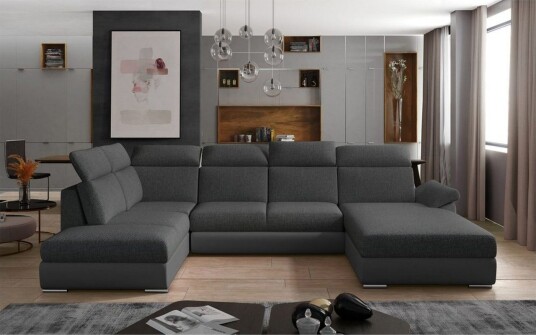 Seksjon Eltap Evanell 336x211x102 cm Inari 96 Soft 29 Mørk Grå Grå Høyre Seksjon Eltap Evanell 336x211x102 cm Inari 96 Soft 29 Mørk Grå Grå Høyre