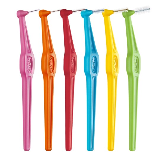 TePe Angle MIX Pack Gap Brushes - 6 størrelser TePe Angle MIX Pack Gap Brushes - 6 størrelser