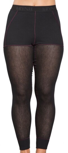 Brynje Lady Wool Thermo Light Longs Black XXL Brynje Lady Wool Thermo Light Longs Black XXL