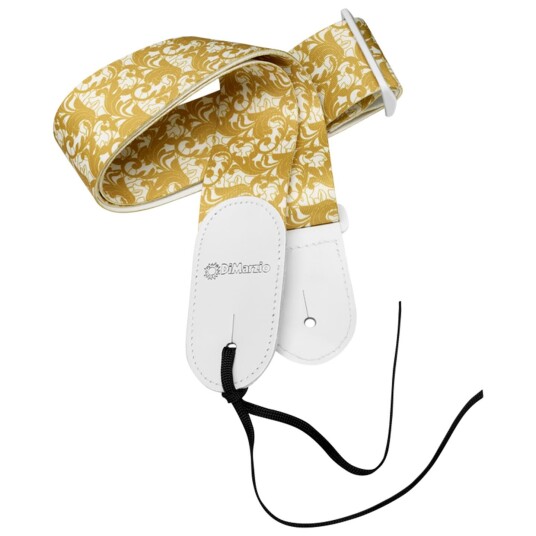 Dimarzio Dd3151 2 Guitar Strap Steve Vai Utopia - Hvit/Gull Dimarzio Dd3151 2 Guitar Strap Steve Vai Utopia - Hvit/Gull