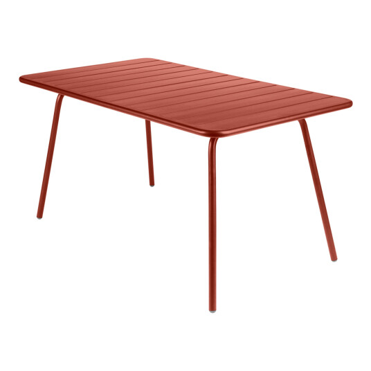 Fermob Luxembourg Table 165x100 cm Red Ochre 20