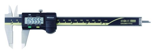 Mitutoyo Absolute Aos Digimatic Skjutmått 500-191-30 0-6in, 0,0005in, Flat Sticka Mitutoyo Absolute Aos Digimatic Skjutmått 500-191-30 0-6in, 0,0005in, Flat Sticka