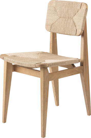 Gubi C-Chair Dining Chair Paper Cord Oiled Oak Gubi C-Chair Dining Chair Paper Cord Oiled Oak