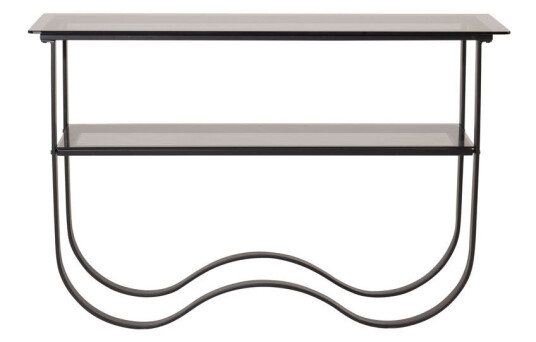 Furniture Fashion Wavy konsollbord med hylle 34x117 cm svart. 1551114-01-0 1609177-01-0