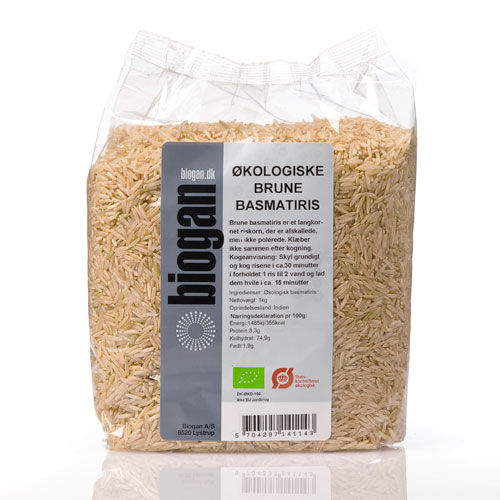 Biogan Basmatiris Brune Ø 1 Kg Biogan Basmatiris Brune Ø 1 Kg