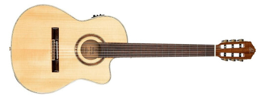 Ortega Guitars Ortega Rce138-T4 Klassisk Gitar 4/4 Size, Thin, Med Mik, Slim Neck