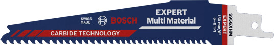 Bosch S 956 XHM Multi Material Sagblad 10-pakk 150 mm