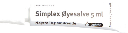 Simplex Øyesalve, 5 gram Simplex Øyesalve, 5 gram