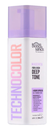 Bondi Sands Technocolor 1 Hour Express Self Tanning Foam Magenta 200 ml Selvbruning
