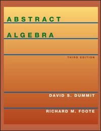 Dummit DS Abstract Algebra 3e