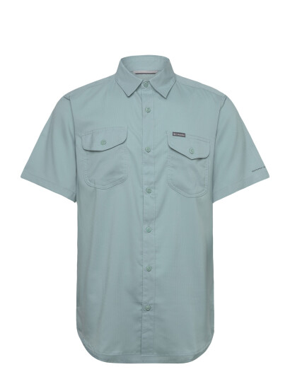 Columbia Sportswear Utilizer Ii Solid Short Sleeve Shirt Blue XXL